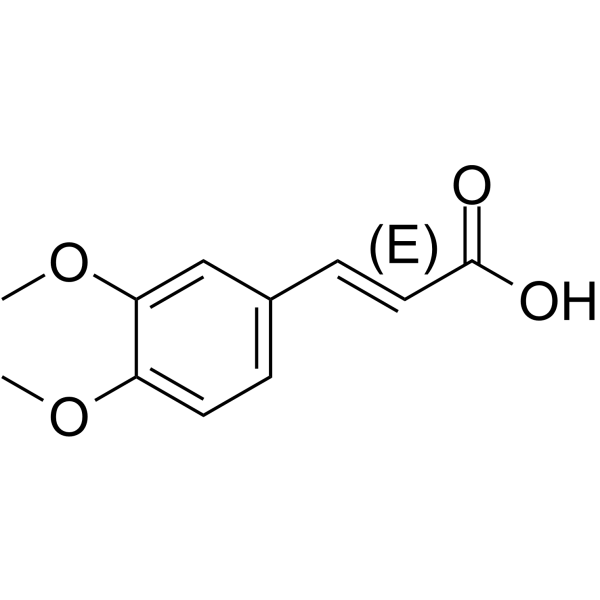 (E)-3,4-Dimethoxycinnamic acid ((E)-3,4-Dimethoxycinnamic acid; (E)-O-Methylferu